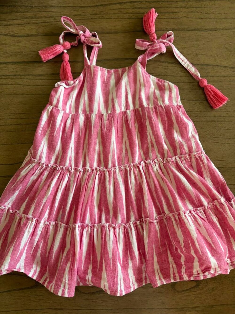 Mer St .Barth Toddler Girl's Shoulder Tie Sundress 4T